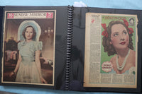 HOLLYWOOD STARS SCRAPBOOK - GREGORY PECK - MERLE OBERON - KIM NOVAK - #22
