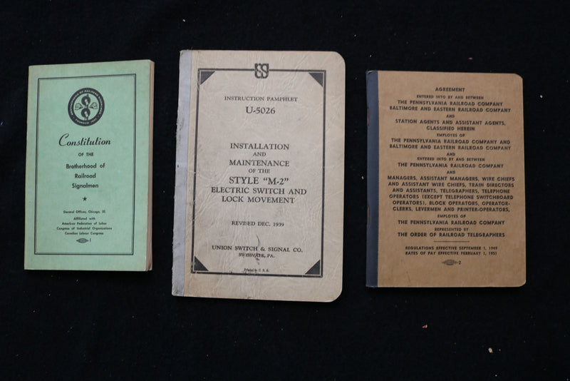 1930'S-1970'S RAILROAD EPHEMERA - LOT OF 25 PIECES - O 3675