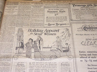 1923 JUNE 24 NEW YORK TIMES - LEVIATHAN BREAKS WORLD SPEED RECORD - NT 8726