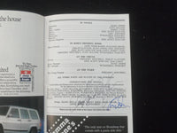 1990 ASPECTS OF LOVE PLAYBILL - JOHN CULLUM + 4 SIGNATURES - J 8207