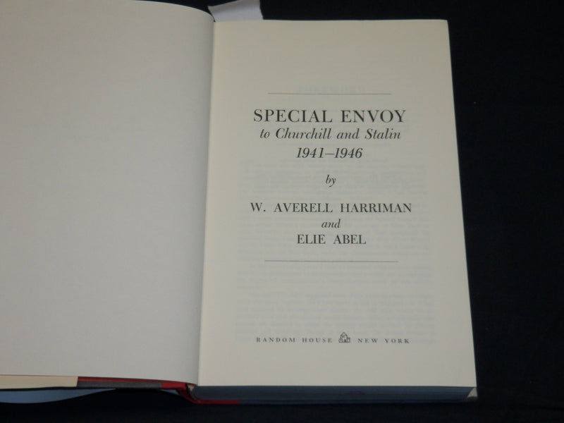 1975 SPECIAL ENVOY BOOK INSCRIBED BY W. HARRIMAN ABEL & ELIE ABEL - D 573