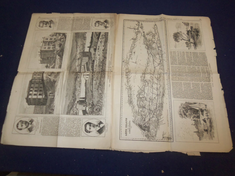 1878 MARCH 19 THE DAILY GRAPHIC - PIUS IX FUNERAL - AMERICAN COLLEGE - NP 5074