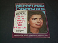 1972 JANUARY MOTION PICTURE MAGAZINE - JACKIE ONASSIS KENNEDY - SP 6448
