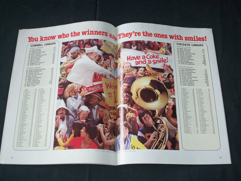 1981 SEPTEMBER 26 COLGATE VS. CORNELL FOOTBALL PROGRAM - J 3753