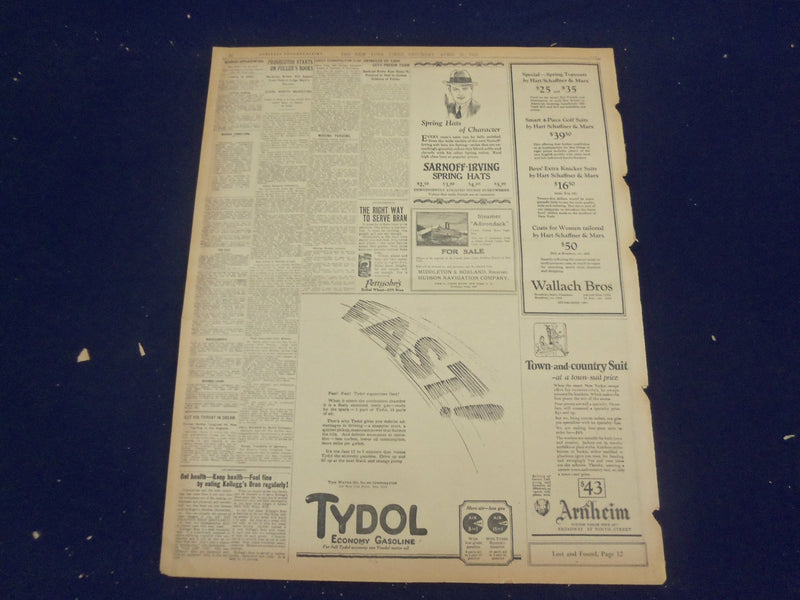 1923 APRIL 21 NEW YORK TIMES - SCIENTISTS TO STAGE A MOCK EARTHQUAKE - NT 8355
