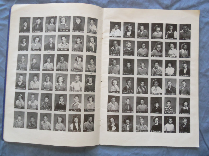 1947 LINDY LORE LINDBERGH JUNIOR HIGH SCHOOL YEARBOOK - LONG BEACH, CA - YB 3380
