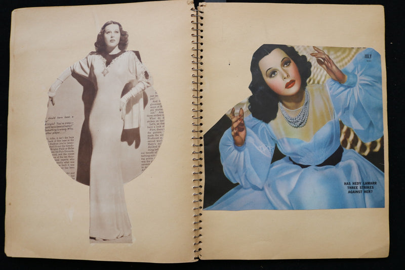 1930'S MOVIE STARS SCRAPBOOK - ANN SHERIDAN - SONJA HENIE - E 24957
