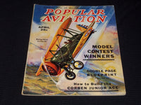 1933 APRIL POPULAR AVIATION MAGAZINE - BOEING P12-E FRONT COVER - E 5330