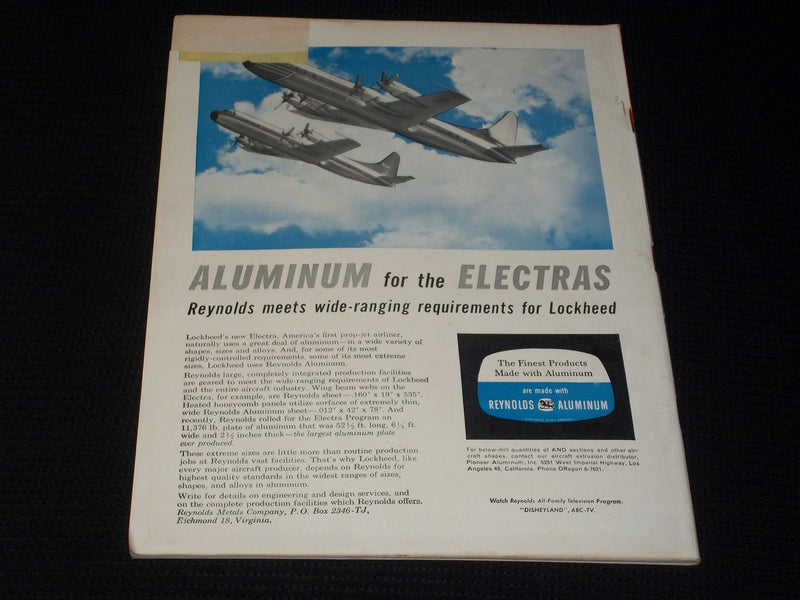 1958 JULY 14 AVIATION WEEK MAGAZINE - VERTOL 107 HELICOPTER COVER - E 7027