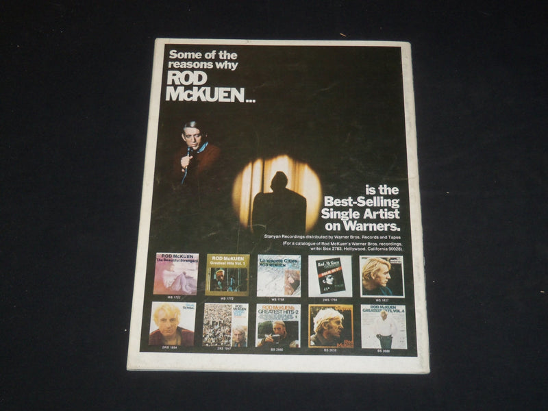 1973 APRIL AFTER DARK MAGAZINE - ROD MCKUEN COVER - SP 4060