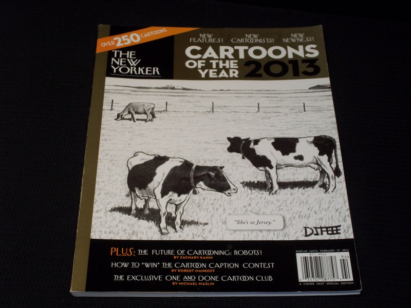 2013 THE NEW YORKER CARTOONS OF THE YEAR MAGAZINE - OVER 250 CARTOONS - E 7649