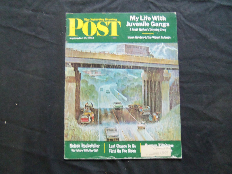 1962 SEPTEMBER 15 THE SATURDAY EVENING POST MAGAZINE -ILLUSTRATED COVER- SP 2376