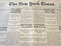 1922 MAY 24 NEW YORK TIMES - HEARST DENIES HE IS A CANDIDATE - NT 5802