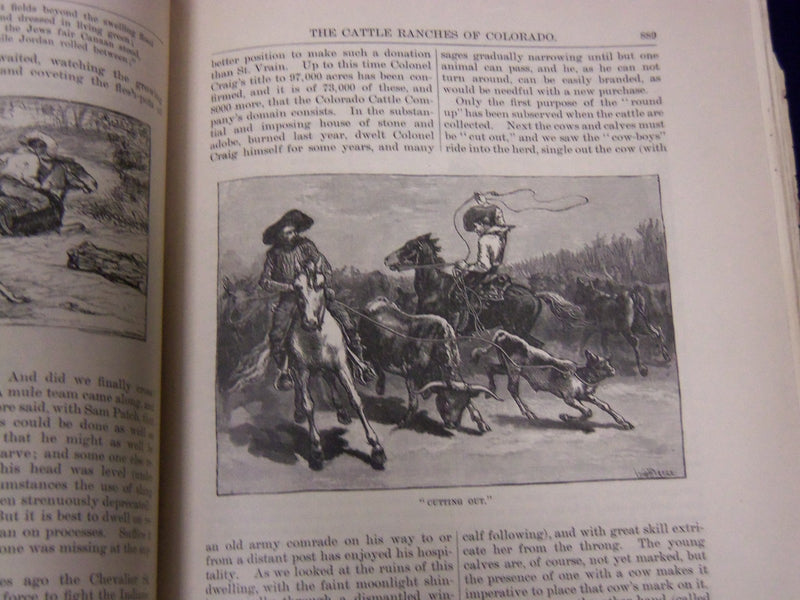 1879 HARPER'S MONTHLY MAGAZINE LOT 12 COMPLETE YEAR - NICE ILLUSTRATIONS- WR 509