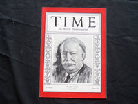 1928 OCTOBER 8 TIME MAGAZINE - CHIEF JUSTICE WILLIAM HOWARD TAFT - T 178