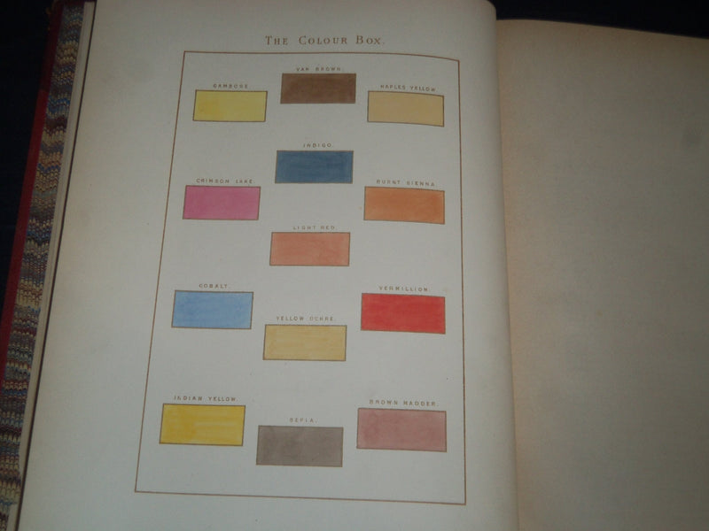 1869 SKETCHING FROM NATURE IN WATER-COLOURS VOLUME BY AARON PENLEY - Z 68