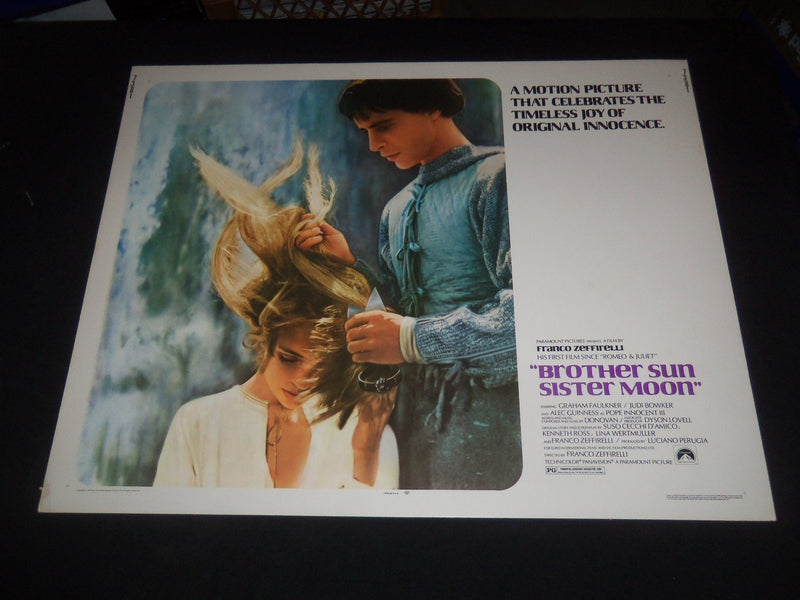 1973 BROTHER SUN SISTER MOON 1/2 SHEET MOVIE POSTER - ALEC GUINNESS - P 363