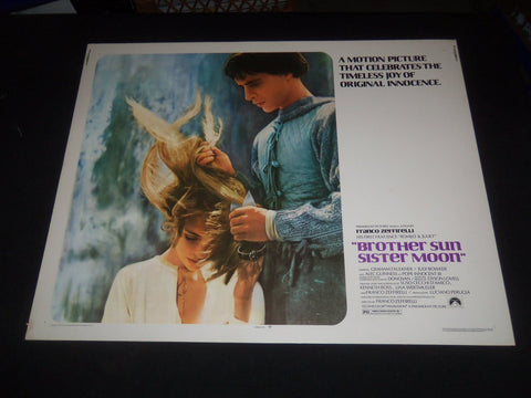 1973 BROTHER SUN SISTER MOON 1/2 SHEET MOVIE POSTER - ALEC GUINNESS - P 363