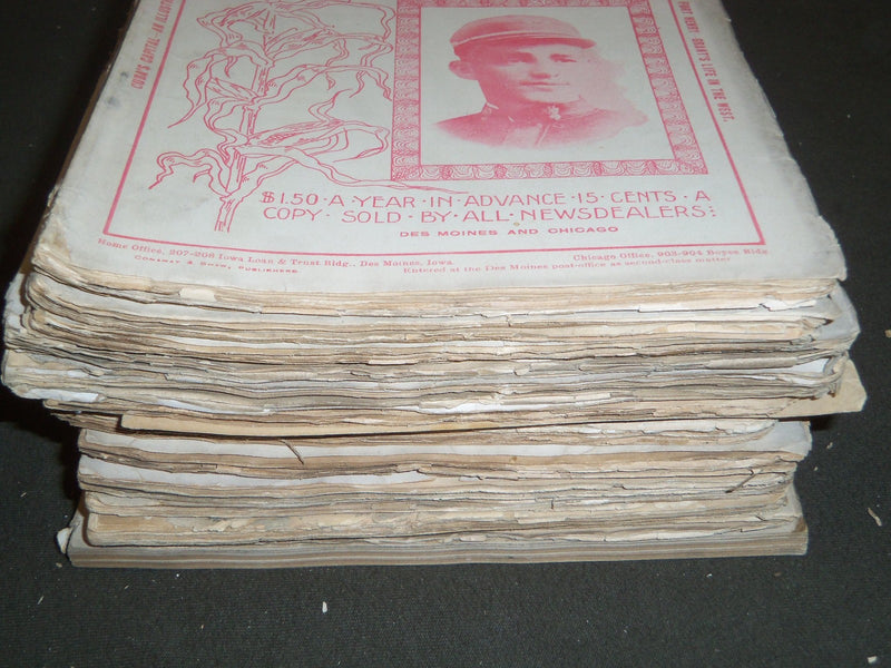 1898-1899 THE MIDLAND MONTHLY MAGAZINE LOT OF 13 - NICE PHOTOS - WR 827