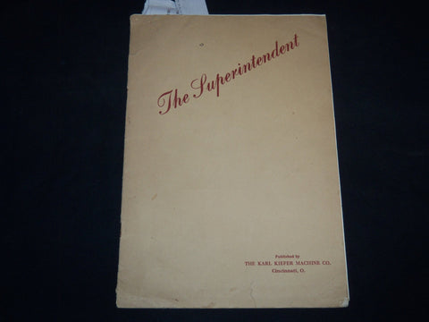 1923 OCTOBER KARL KIEFER MACHINE CO. - THE SUPERINTENDENT MAGAZINE - J 9147