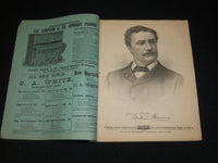 1882-1883 FOLIO MAGAZINE LOT OF 5 - MUSIC - DRAMA - ART & LITERATURE - NP 2965H