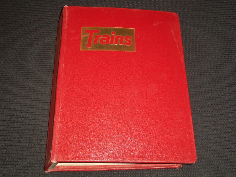 1953 TRAINS MAGAZINES BOUND VOLUME LOT OF 10 ISSUES - NICE COVERS - KD 2133B