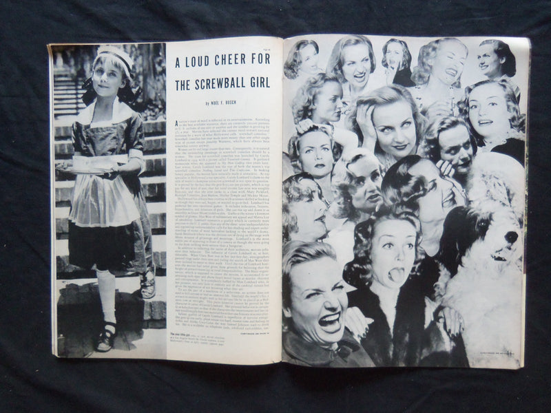 1938 OCTOBER 17 LIFE MAGAZINE - CAROLE LOMBARD - L 100