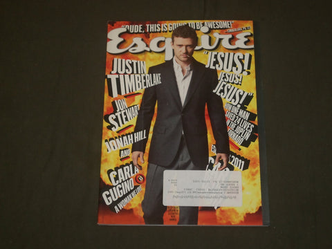 2011 OCTOBER ESQUIRE MAGAZINE - JUSTIN TIMBERLAKE COVER - B 1974