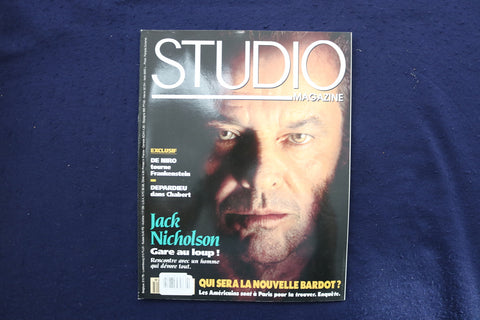 1994 SEPTEMBER STUDIO MAGAZINE - JACK NICHOLSON COVER - FRENCH - E 17936
