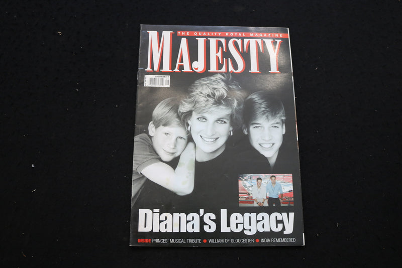 2007 AUGUST MAJESTY MAGAZINE - DIANA'S LEGACY COVER - SP 4181P