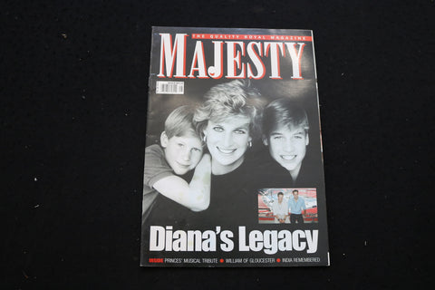 2007 AUGUST MAJESTY MAGAZINE - DIANA'S LEGACY COVER - SP 4181P