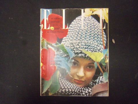 1960 SEPTEMBER 30 FRENCH ELLE MAGAZINE - NICE COVER, PHOTOS & ADS - ST 4095