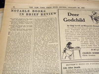1919 NEW YORK TIMES NEWSPAPER BOOK REVIEW SECTIONS LOT OF 15 ISSUES - O 3221F