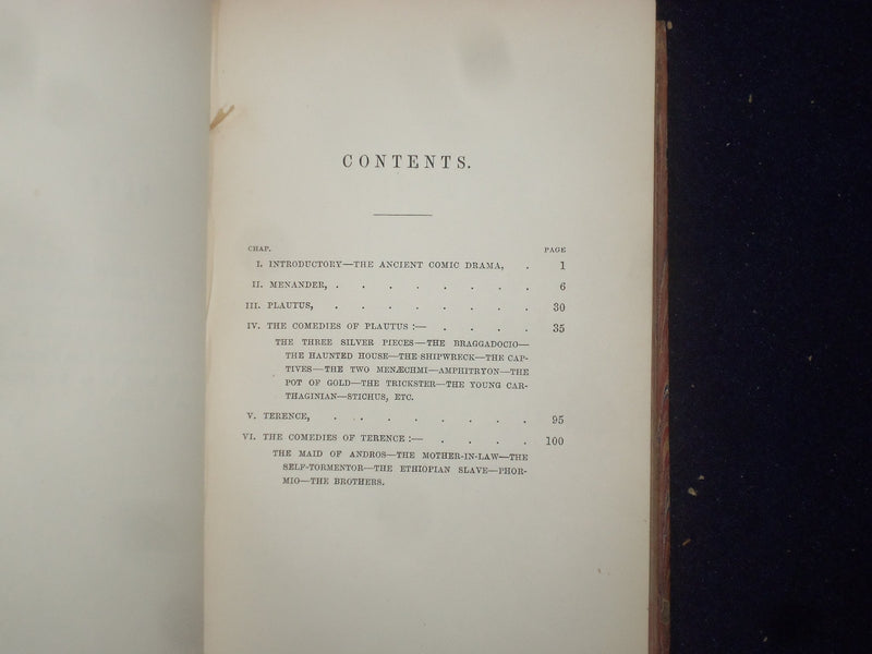 1872-73 JUVENAL-PLAUTIS HARDCOVER BOOK BY L. COLLINS & W. WALFORD - KD 9125