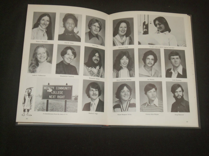 1977 MERCER COUNTY COMMUNITY COLLEGE YEARBOOK - WEST WINDSOR, NJ - YB 2193