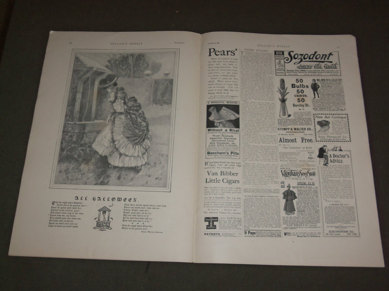 1898 OCT 29 COLLIER'S MAGAZINE - PRESIDENT M'KINLEY AT OBAHA EXHIBITION - F 572