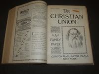 1892 THE CHRISTIAN UNION MAGAZINE 2 BOUND VOLUMES - NICE ILLUS & ADS - R 635