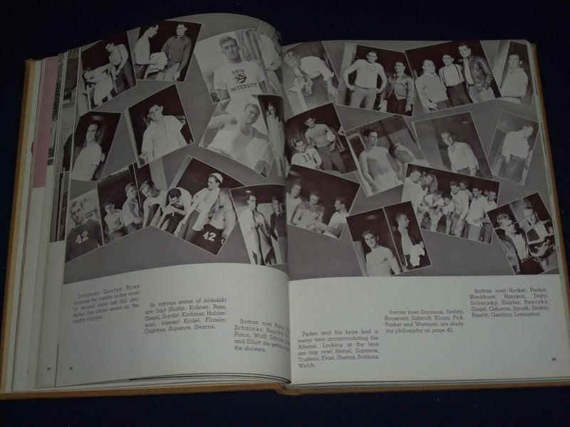 1940 ATHENA OHIO UNIVERSITY YEARBOOK - GREAT PHOTOS - YB 708