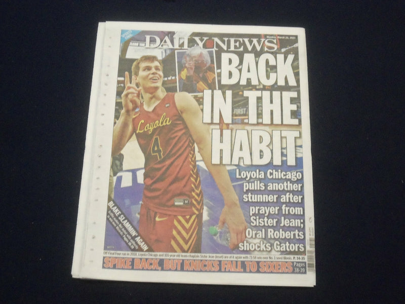 2021 MARCH 22 NEW YORK DAILY NEWS NEWSPAPER - ASIAN MAN CRITICALLY HURT IN BEAT