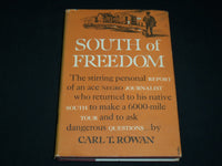 1952 SOUTH OF FREEDOM HARDCOVER BOOK BY CARL T. ROWAN - KD 6375
