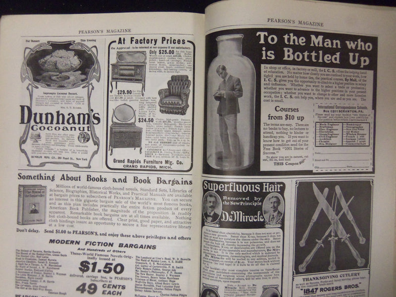 1903 NOVEMBER PEARSON'S MAGAZINE - NICE STORIES, ADS & ILLUSTRATIONS - ST 3002