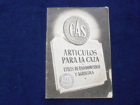 1947 COMERCIAL ANONIMA SUMINISTROS ARTICULOS PARA LA CAZA CATALOG-SPANISH-J 9384