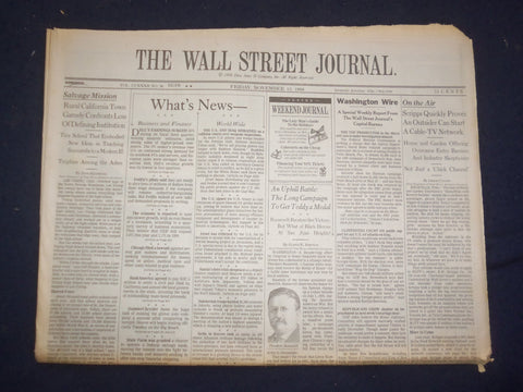 1998 NOV 13 THE WALL STREET JOURNAL - SCRIPPS STARTS CABLE-TV NETWORK - WJ 358