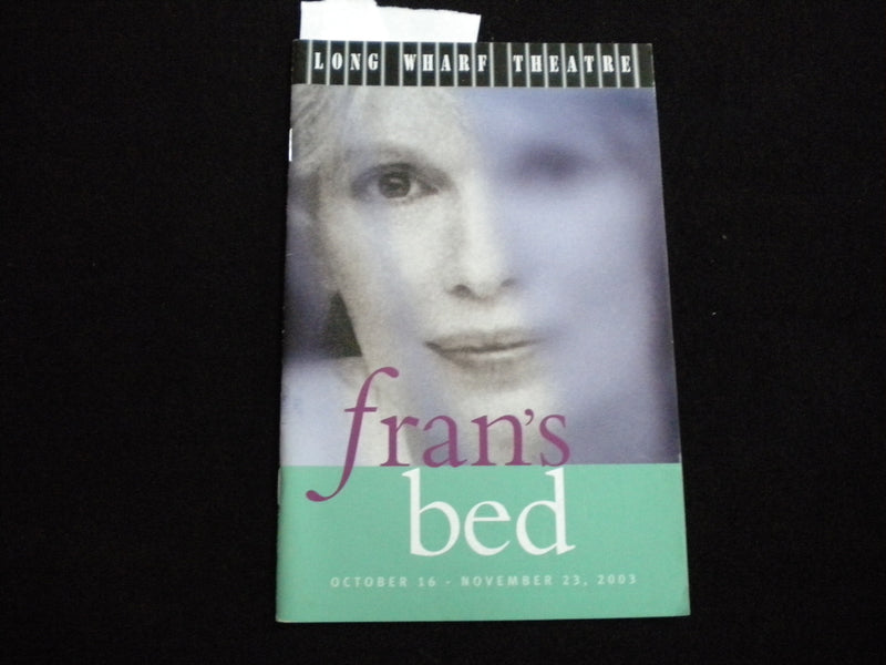 2003 OCTOBER 16 - NOVEMBER 23 FRAN'S BED PROGRAM - 3 SIGNATURES - J 8295