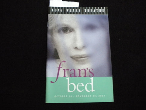 2003 OCTOBER 16 - NOVEMBER 23 FRAN'S BED PROGRAM - 3 SIGNATURES - J 8295