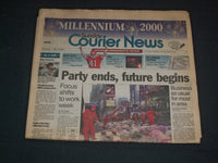 2000 JANUARY 2 SUNDAY COURIER NEWS NEWSPAPER - MILLENNIUM 2000 - NP 3498