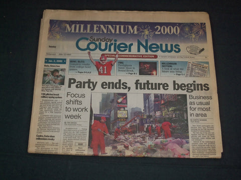 2000 JANUARY 2 SUNDAY COURIER NEWS NEWSPAPER - MILLENNIUM 2000 - NP 3498