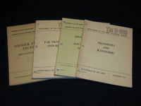 1951-1952 DEPARTMENT OF THE ARMY ELECTRONICS MANUALS LOT OF 4 - O 2434