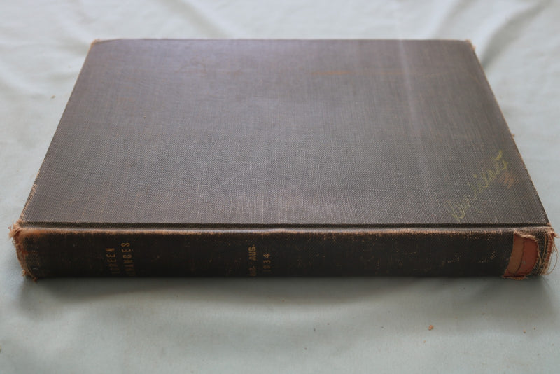 1934 MAR-AUG SCREEN ROMANCES MAGAZINE BOUND VOLUME -DIETRICH-HARLOW - KD 9684