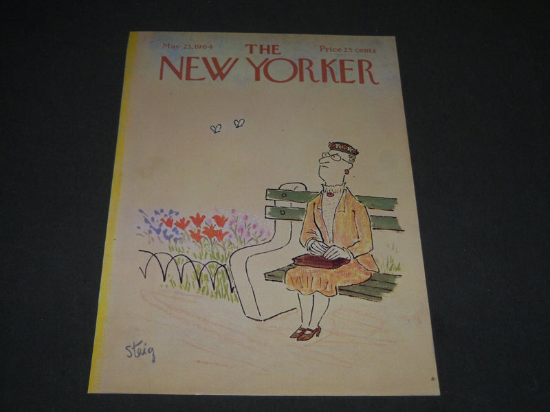1964 MAY 23 NEW YORKER MAGAZINE FRONT COVER ONLY - GREAT ART FOR FRAMING